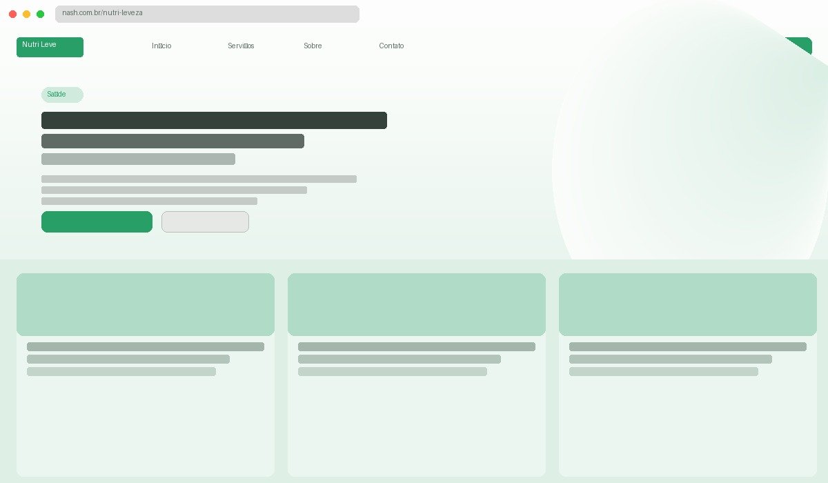 Nutri Leveza — Landing Page para Nutricionista